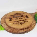 Platouri din lemn cu gravare personalizata