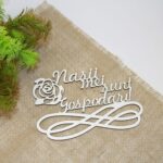 Topper personalizat "Nașii mei sunt gospodari"