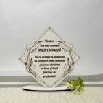 Trofeu personalizat "Romb"