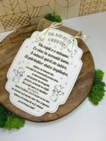 Panou "De azi ești creștin" - imagine 2