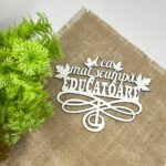 Topper personalizat "Educatoare"