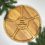 Platou personalizat din lemn