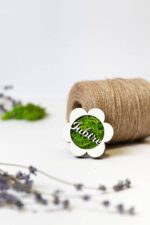 Magnet cu licheni "Floare " - imagine 6