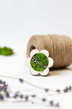 Magnet cu licheni "Floare " - imagine 4