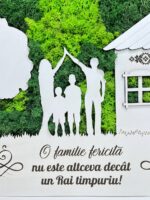 Panou cu licheni “Familie fericită” - imagine 4