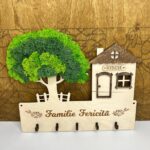 Suport pentru chei "Familie Fericită"