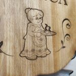 Platou floare cu personalizare - imagine 2