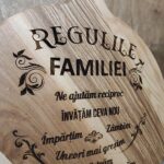 Platou rotund cu mâner cu personalizare - imagine 3