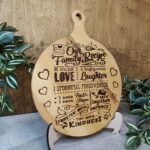 Platou rotund cu mâner cu personalizare - Image 2