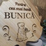 Platou Frunza "Arțar" cu mâner cu personalizare - Image 3