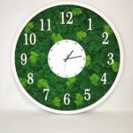 Ceas rotund ”VERDE INFINIT”