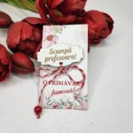 Mărțișor  "Dragă profesoara/Scumpa profesoara" - imagine 3