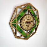 Ceas cu licheni "Geometric" - Image 2