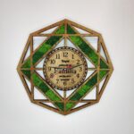 Ceas cu licheni "Geometric"