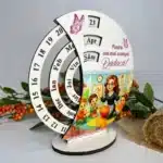 Calendar Veșnice Rotunde cu Tipar "Dădacă" - imagine 2