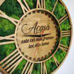 Ceas cu licheni "Acasă" - Image 3