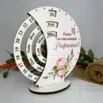 Calendar Veșnice Rotunde cu Tipar "Profesoară" - imagine 2
