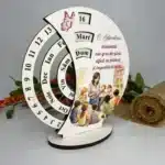 Calendar Veșnice Rotunde cu Tipar "Educătoare" - Image 2