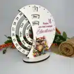 Calendar Veșnice Rotunde cu Tipar "Educătoare" - imagine 2