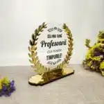 Trofeu personalizat ”Cu crenguțe aurii” - imagine 2