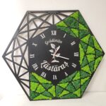 Ceas cu licheni  "Hexagon 2" - imagine 3