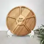 Platou rotund de 30 cm "Paște Fericit!"