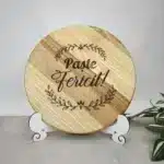 Platou rotund "Paște Fericit!"