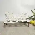 Suport pentru  8 ouă  Cocoș și Găină